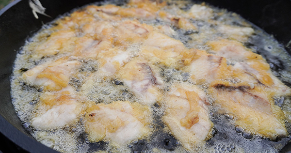 An iconic meal on the boat is turning yesterday’s catch into today’s boat snack.