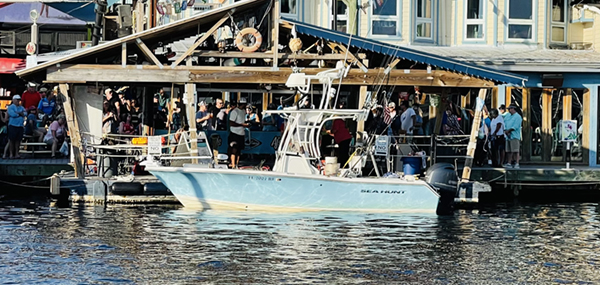 Mark Hotze's first boat was a Sea Hunt with a Yamaha F150 - he put almost 2000 hours on the outboard.