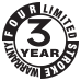 three year limited warranty