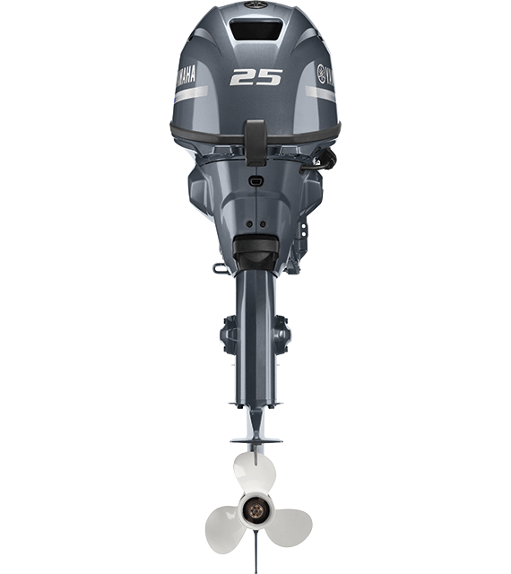 Stern of Yamaha F25 Outboard.